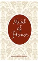 Maid of Honor Small Size Blank Journal-Wedding Planner&To-Do List-5.5