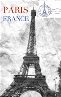 Eiffel Tower Paris black and white creative blank journal: Eiffel Tower Paris black and white creative blank journal