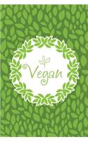 Vegan: Vegan Bullet Journal - 120-Page