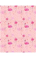 Flamingo Notebook - Blank Paper