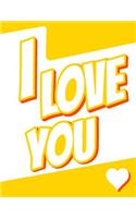 I Love You: Discreet Internet Website Password Journal or Notebook Designed to Organize and Log Online Usernames, Passwords, Emails and More...Great Birthday or Christmas Gift for Girls or Boys, Teens, Women or Men, Book Size 8 1/2" X 11"