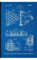 Billiard Ball Rack Patent Weekly Planner