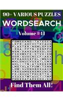 Wordsearch 90+ Various Puzzles Volume 41