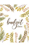 Budget Workbook: 12 Month Budget Planner Book, Budget Organizer Journal Notebook Finance Planner, Money Organizer, Debt Tracker