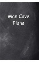 2019 Daily Planner For Men Man Cave Plans Chalkboard Style