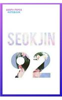 Seokjin 92 Graph Paper Notebook