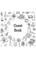 Guest Book, Visitors Book, Guests Comments, Vacation Home Guest Book, Beach House Guest Book, Comments Book, Visitor Book, Nautical Guest Book, Holiday Home, Bed & Breakfast, Retreat Centres, Family Holiday, Guest Book (Hardback)