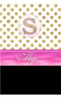Skye: Personalized Lined Journal Diary Notebook 150 Pages, 6 X 9 (15.24 X 22.86 CM), Durable Soft Cover