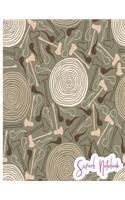 Superb notebook: axes and wood beautiful notebook for all ( great journal, amazing composition book ) large 8.5 x 11 inches, 110 pages(2 Superb Notebook 111)