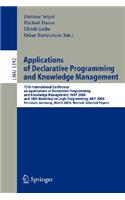 Applications of Declarative Programming and Knowledge Management