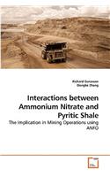 Interactions between Ammonium Nitrate and Pyritic Shale