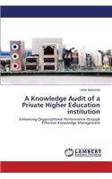 A Knowledge Audit of a Private Higher Education Institution
