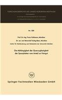 Abhängigkeit Der Querzugfestigkeit Der Spanplatten Vom Anteil an Feingut