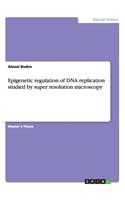 Epigenetic regulation of DNA replication studied by super resolution microscopy
