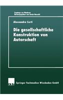 Gesellschaftiiche Konstruktion Von Autorschaft