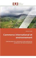 Commerce International Et Environnement