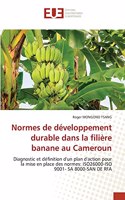 Normes de développement durable dans la filière banane au Cameroun