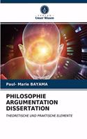 Philosophie Argumentation Dissertation