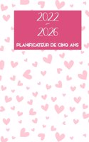 Agenda mensuel 2022-2026 5 ans - Revez-le - Planifiez-le - Faites-le