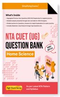 Gurukul NTA CUET (UG) Home Science Question Bank Exam 2025 : 800+ MCQs, Chapter Summary with Mind Maps, 2024 Solved Paper, PYQs, Paper Analysis Charts, Common University Entrance Test Computer Based