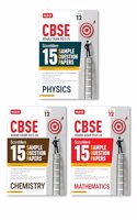 CBSE Score More 15 Sample Papers Combo Physics, Chemistry & Mathematic