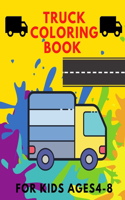 Truck coloring book for kids 4-8