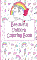 Beautiful Unicorn Coloring Book