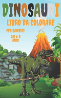 Dinosauri Libro da Colorare