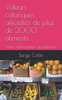 Valeur calorique OFFICIELLE de PLUS de 2000 aliments