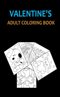 Valentine's Adult Coloring Book