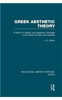Greek Aesthetic Theory (Rle: Plato)