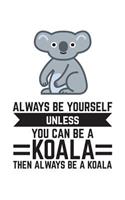 Always Be Yourself Unless You Can Be A Koala
