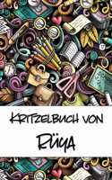 Kritzelbuch von Rüya: Kritzel- und Malbuch mit leeren Seiten für deinen personalisierten Vornamen