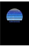 Kirkwood: California Notebook With Lined Wide Ruled White Paper For Work, Home or School. Blank Notepad Journal For Skiing And Snowboarding Fans.