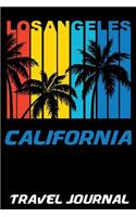 Los Angeles California Travel Journal: Vacation Diary with Summer Themed Stationary (6 X 9)