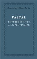 Lettres Écrites a Un Provincial