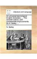An Universal Etymological English Dictionary