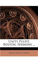 Unity Pulpit, Boston