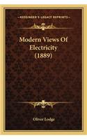 Modern Views of Electricity (1889)