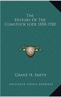 History Of The Comstock Lode 1850-1920