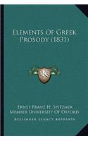 Elements Of Greek Prosody (1831)