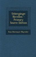 Uebergange: Novellen