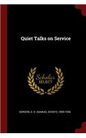 Quiet Talks on Service