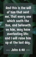 Funeral Bulletin: That Everyone (Package of 100): John 6:40 (Kjv)