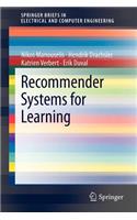 Recommender Systems for Learning