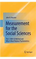 Measurement for the Social Sciences
