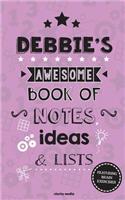 Debbie's Awesome Book Of Notes, Lists & Ideas: Featuring brain exercises!(English)