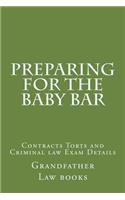 Preparing For The Baby Bar