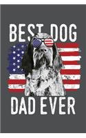 Best Dog Dad Ever: Spinoni Italiani Lined Journal Notebook