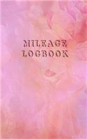 Mileage Log Book: Vehicle Journal - Gas Mileage Tracker for Work and Business - Car Counter and Logger - Pocket Size - Small - Elegant Cover with Pink Flower